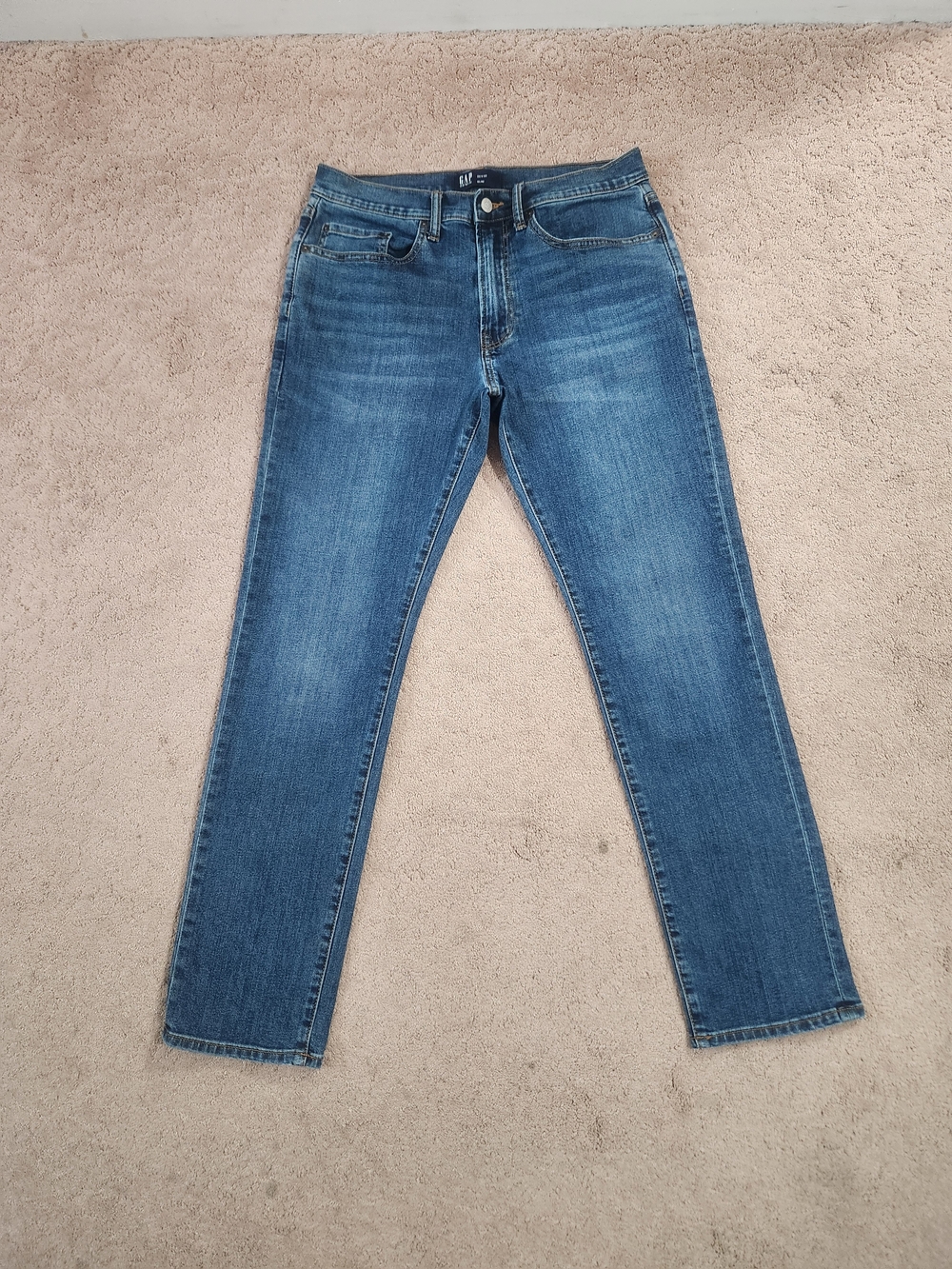 GAP Men's Slim Straight Dark Wash Denim 32x30
